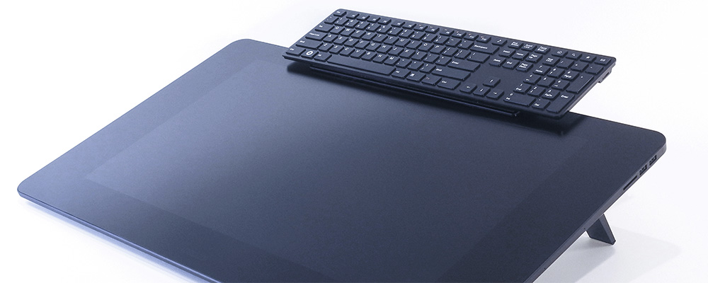 CinTweak Keyboard Tray and Keyboard on the Cintiq Pro 24