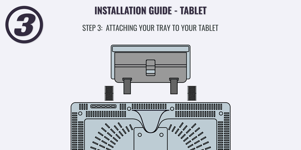 Cintweak Keyboard Tray Installation Guide - Tablet 3 of 3