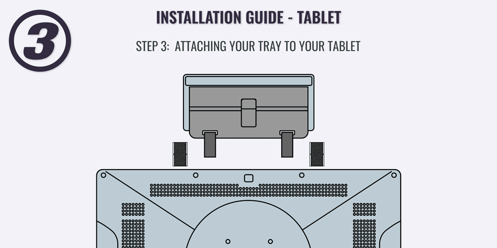 Cintweak Keyboard Tray Installation Guide - Tablet 3 of 3