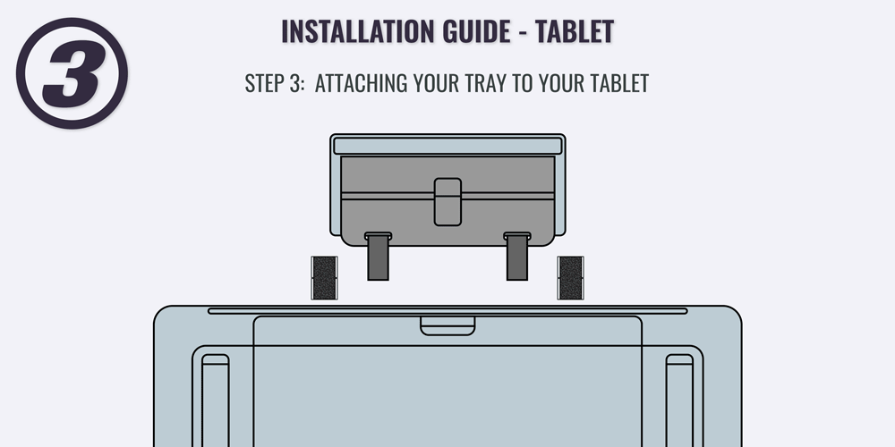Cintweak Keyboard Tray Installation Guide - Tablet 3 of 4